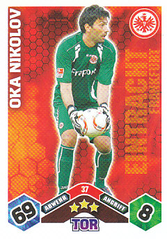 Oka Nikolov Eintracht Frankfurt 2010/11 Topps MA Bundesliga #37